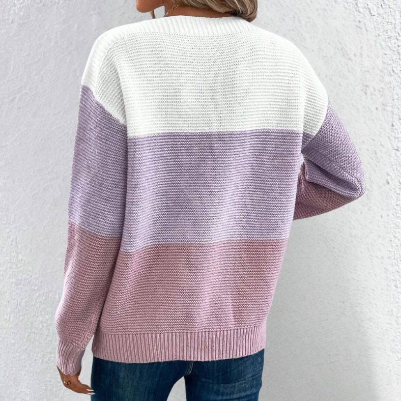 Nova | Cozy Striped Knit Sweater