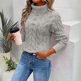 Yelena | Warm Knitted Turtleneck Jumper