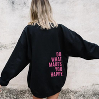 Happy | Oversized Hoodie