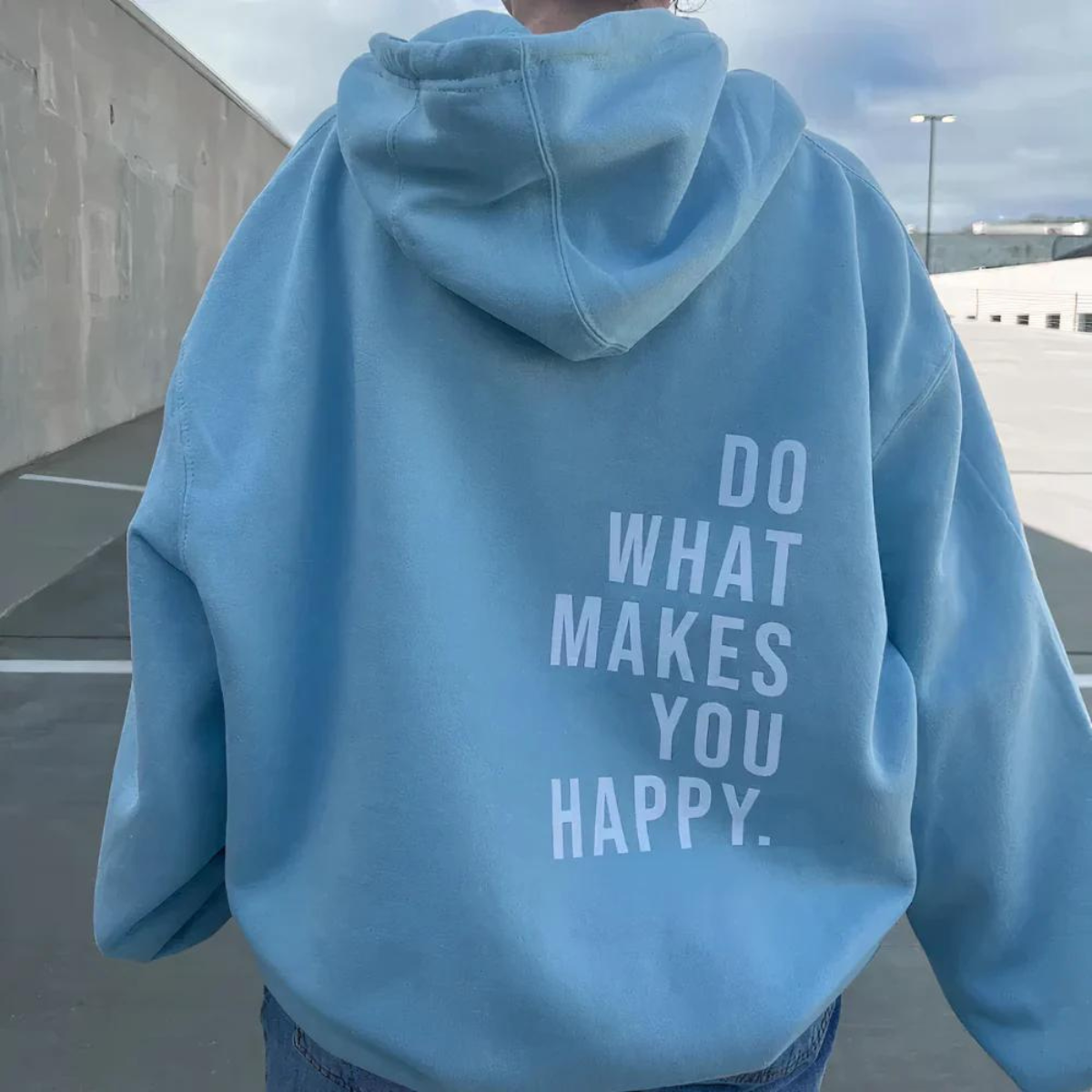 Happy | Oversized Hoodie