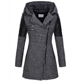 Willow | Elegant Coat with Quilted Sleeves