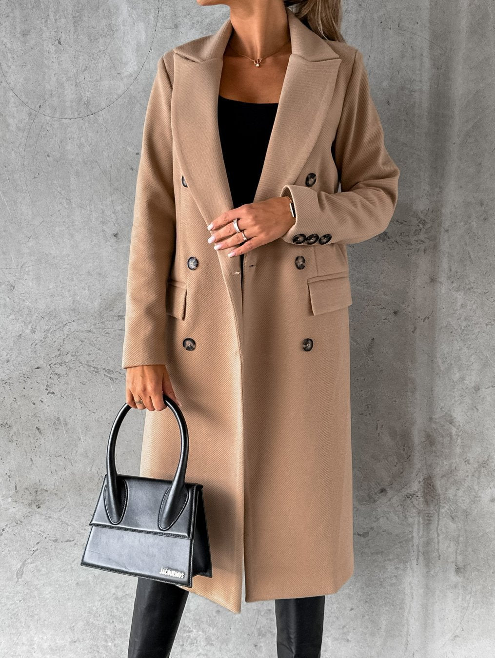 Doreen | Warm Winter Coat with Double-Breasted Design