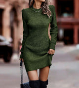 Knitted Dress with a Flattering Fit