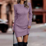 Knitted Dress with a Flattering Fit